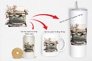 Typewriter Clipart, a Graphic by Artnoy (Thumbnail 4 of 5)