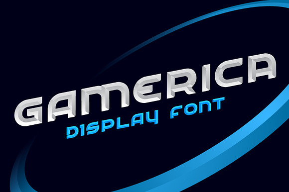 GAMERICA DISPLAY FONT preview 7