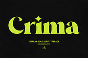 Crima, a Serif Font by Gatype (Thumbnail 1 of 9)
