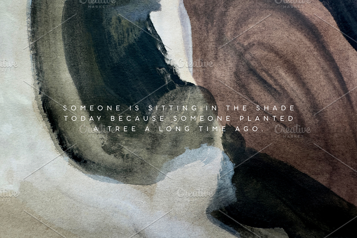 ABSTRACT MODERN BROWN AND GREEN ART, a Texture Illustration by identity.ART (Photo 6 of 7)