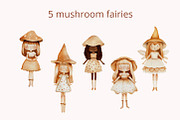 Forest Fairyland Watercolor clipart, an Object Graphic by NikiArts (Thumbnail 2 of 10)
