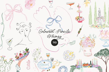 Coloured Pencils Whimsy