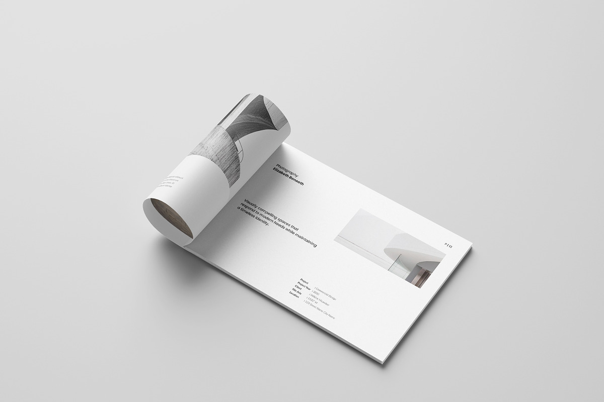 Architecture Portfolio Template, a Brochure Template by Spark_Creative (Photo 9 of 25)