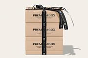 Gift Box and Ribbon Mockup, a Packaging Mockup by Permadi Creative (Thumbnail 4 of 5)