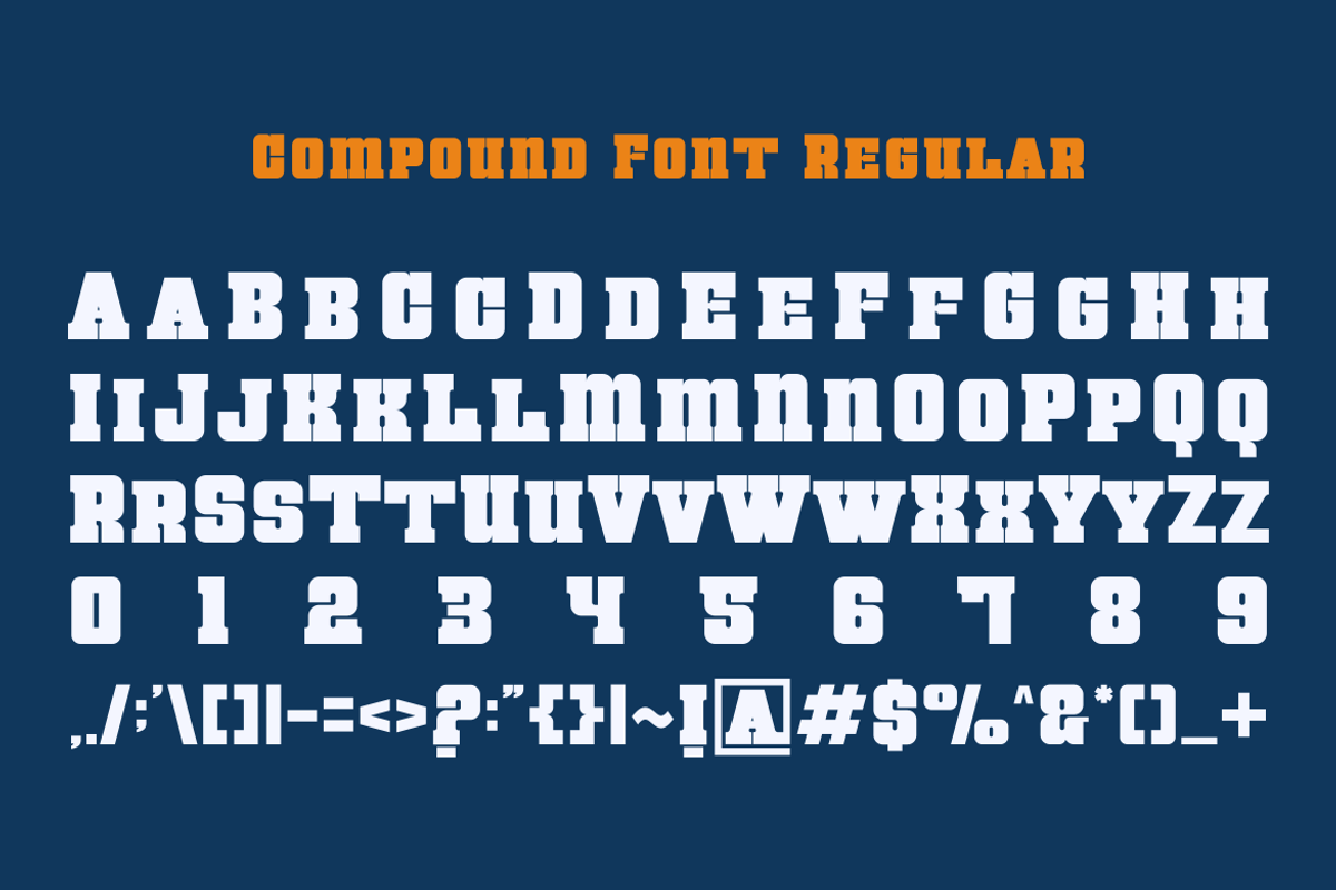 Compound Einthes - Modern Duo Font, a Slab Serif Font by Viswal Studio (Photo 6 of 9)