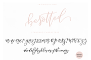 Besotted Modern Calligraphy Script, a Script Font by Inky Jar Design Studio (Thumbnail 8 of 11)