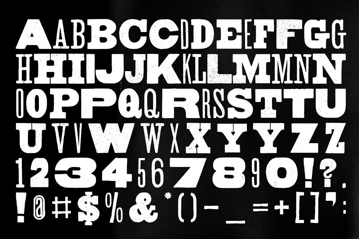 FONT MEGAPACK, a Font by Andrew Hochradel (Photo 9 of 18)