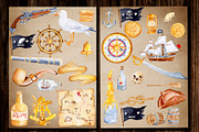 Pirate Watercolor Clipart Bundle PNG, a Decorative Illustration by Olexandra Mur (Thumbnail 2 of 3)
