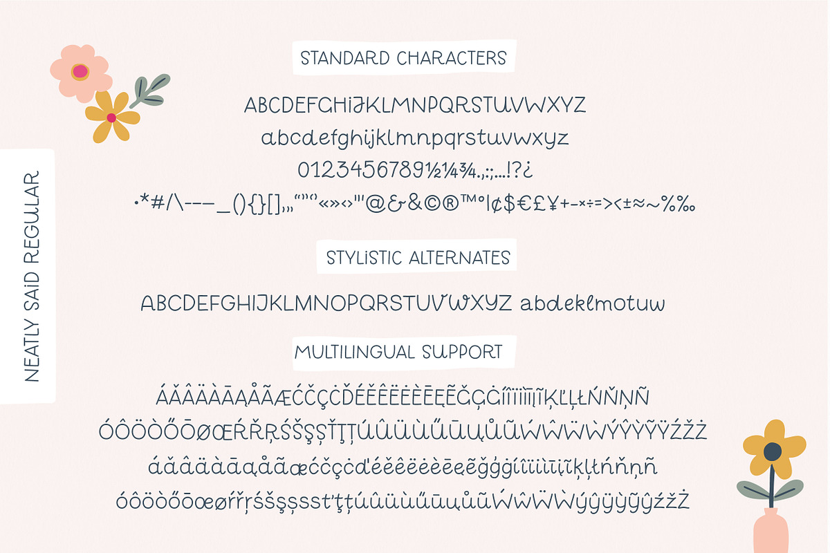 Neatly Said Font Free Downloadv - UIFreebies