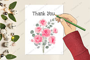 Blush And Silver Glam Roses, an Illustration by Creative Art (Thumbnail 8 of 10)