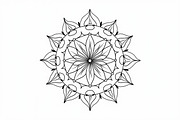 Mandala Art Line Drawing Pack, an Illustration by musafir_fashion (Thumbnail 4 of 11)