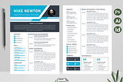 Job Application CV | Modern Resume, a Resume Template by Attractive Resume (Thumbnail 2 of 3)