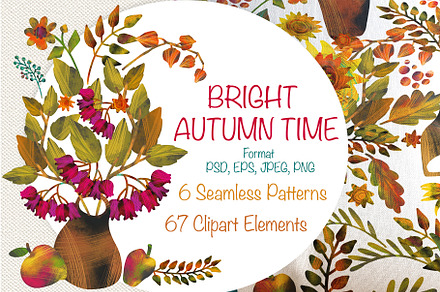 Bright autumn time