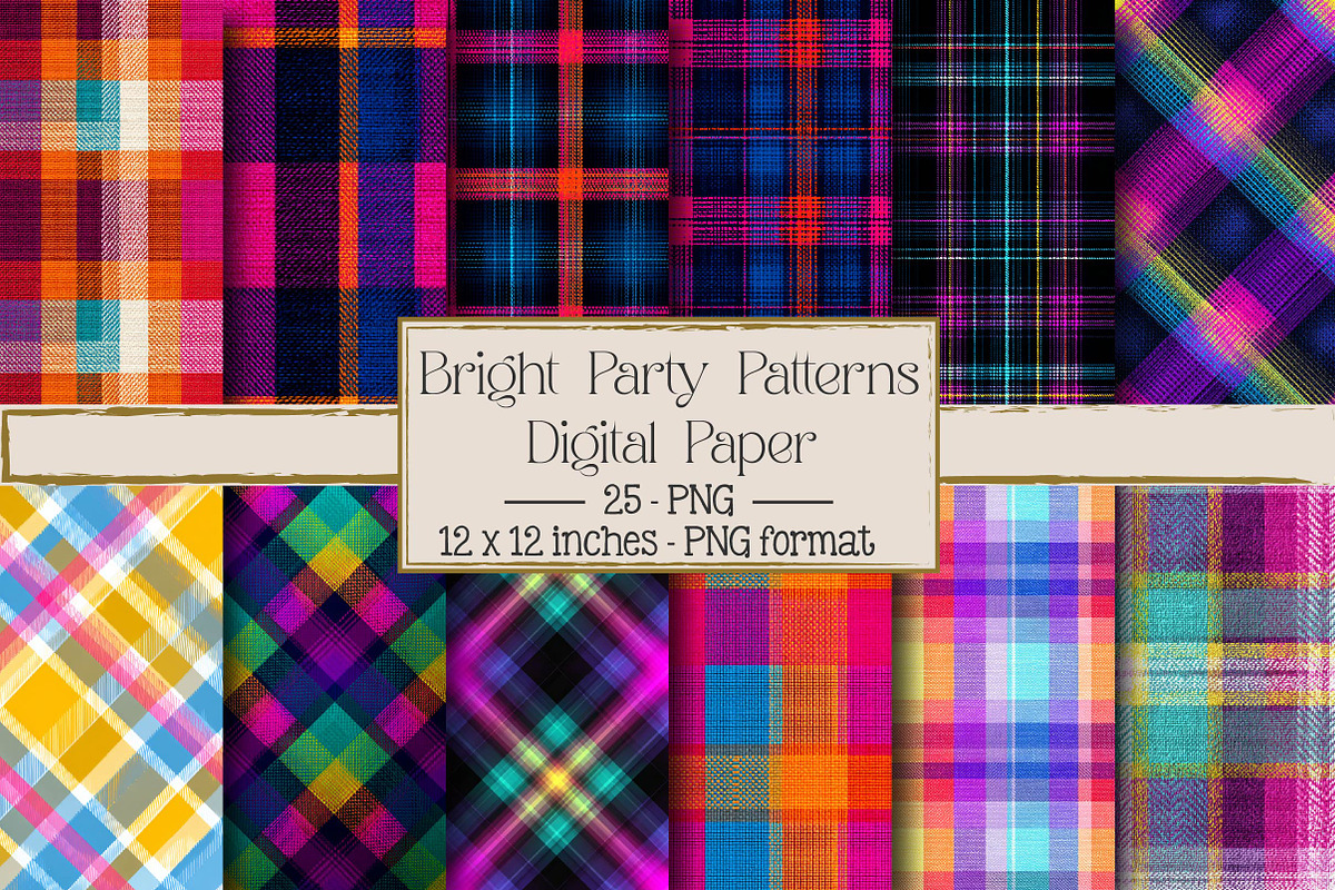 Bright Party Patterns, a Texture Illustration by DreamPrint404 (Photo 1 of 4)