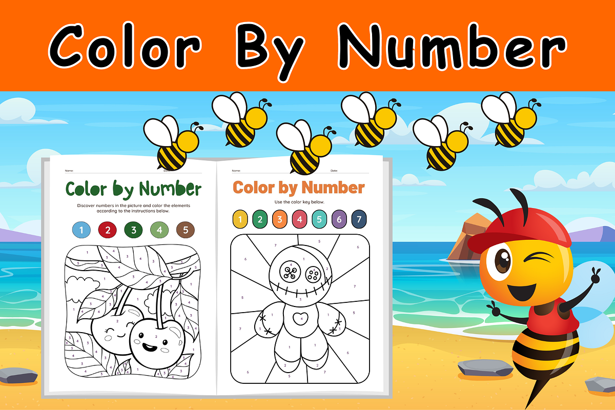 Color By Number Fall - Fall Craft, a Templates & Theme by Premium Digital Templates (Photo 3 of 3)