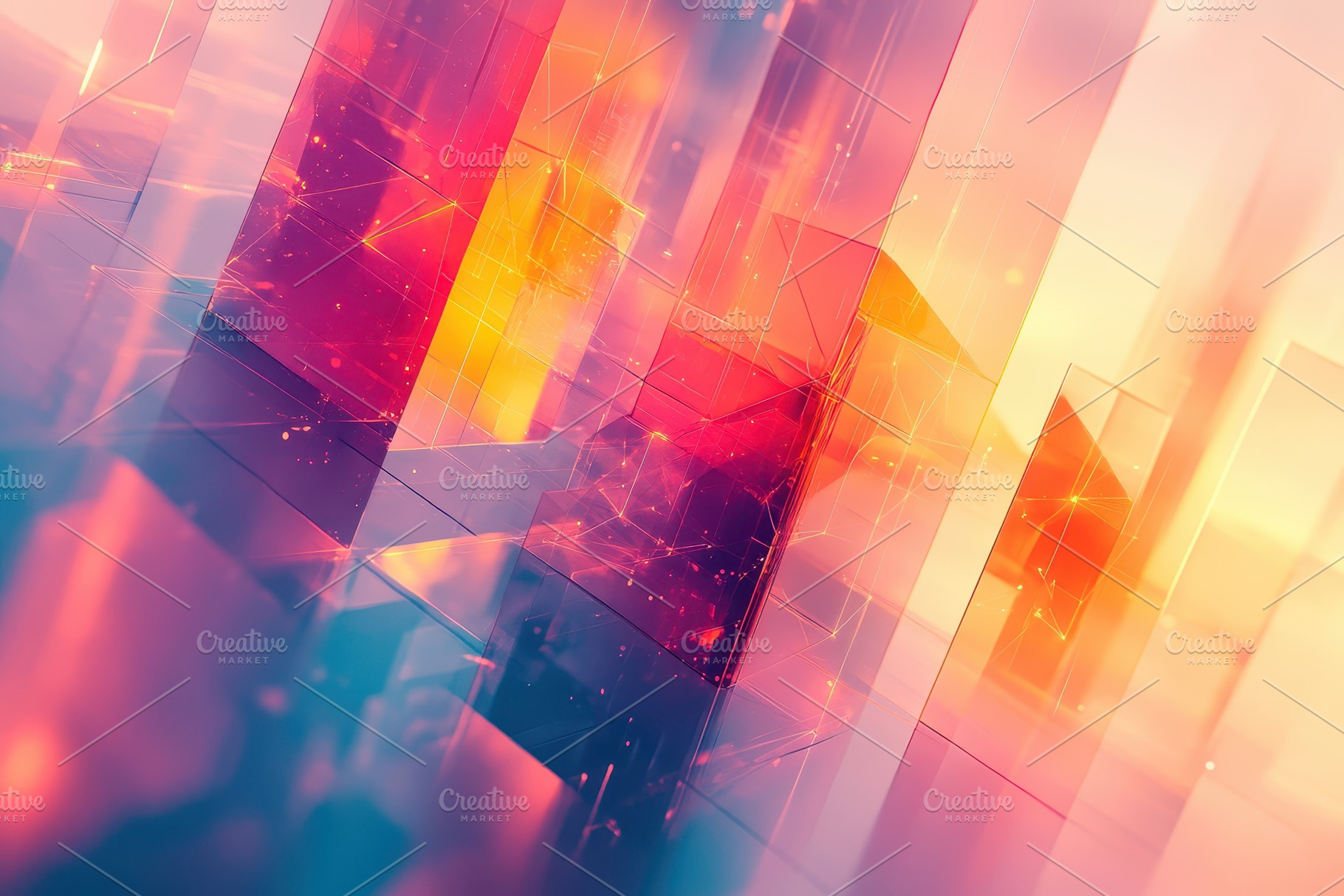 Abstract Glass Structures Network Co, a Background Photo by Pixeness Studio