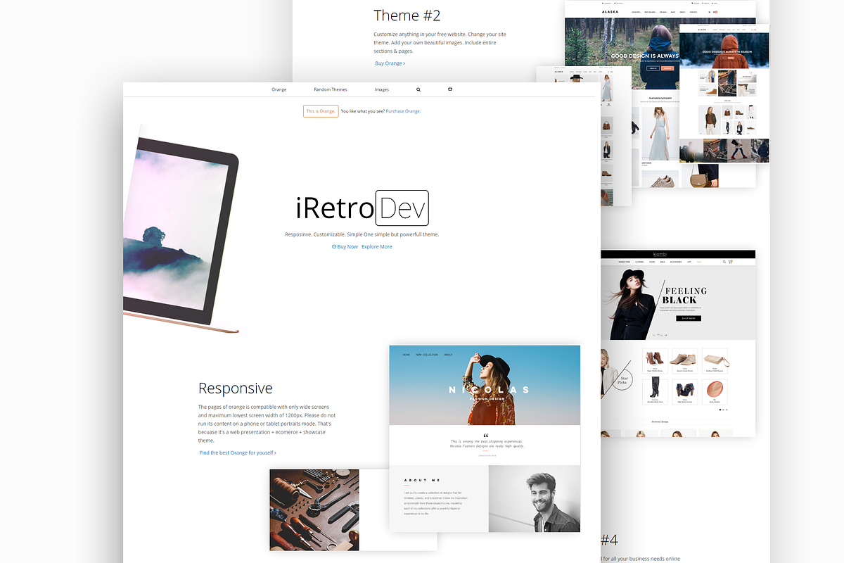 Orange -  Multipurpose HTML Template, a HTML Template by S&C Market (Photo 1 of 13)
