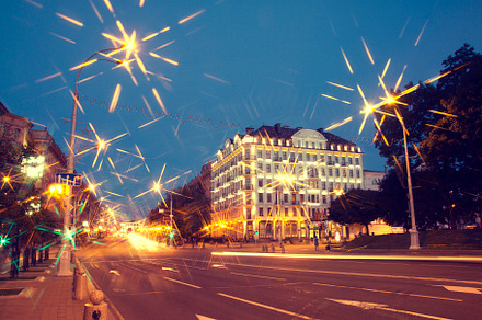 city nightlife, a Photo by Pictures for you!!!!!!!!!