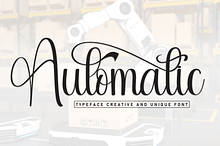 Automatic | Script Font