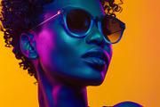 109 Fashion models in sunglasses, a Beauty & Fashion Photo by Handmadefont (Thumbnail 23 of 113)