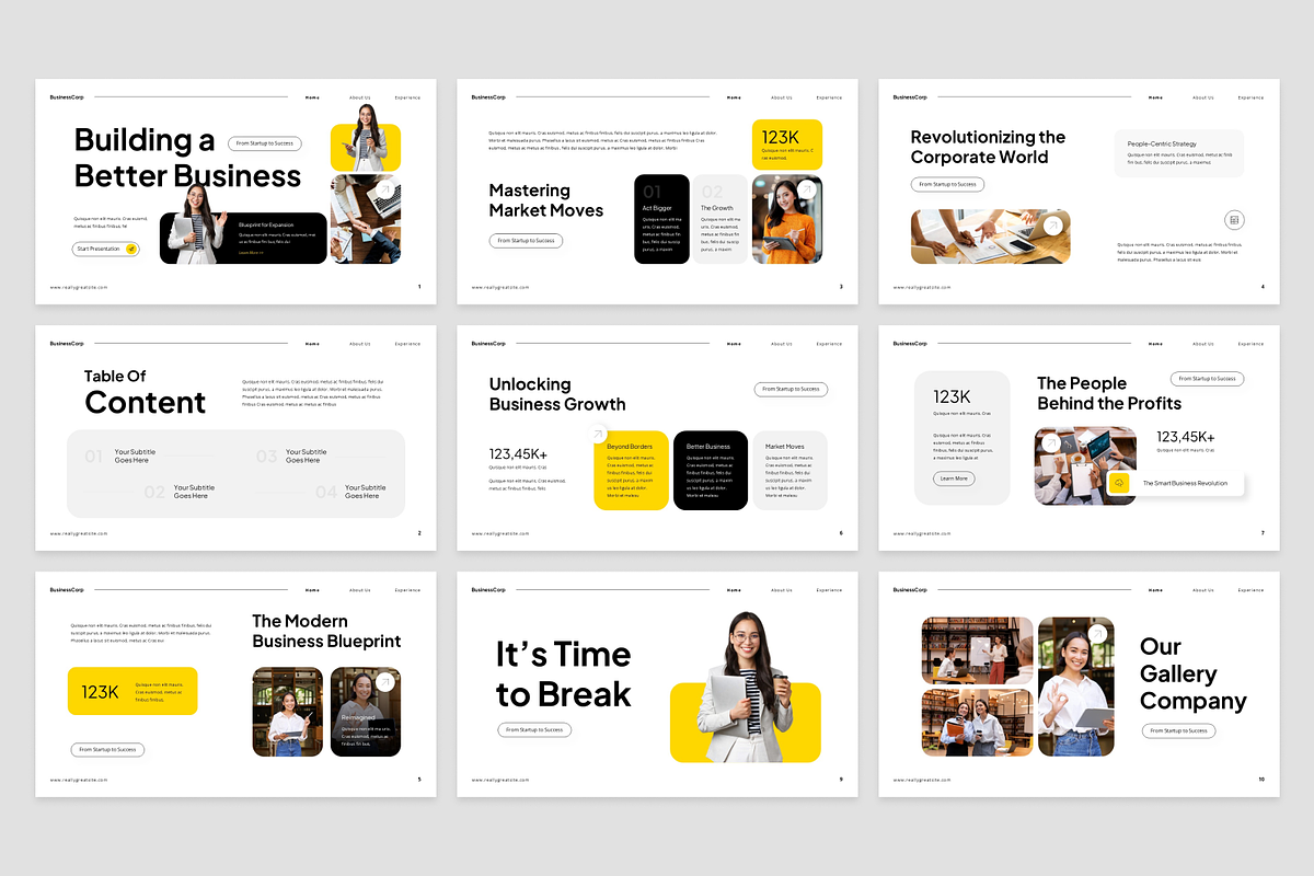 Business Presentation, a Presentation Template by Annora Studio (Photo 4 of 7)