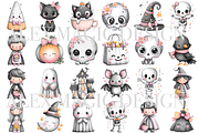 30 Cute Halloween Clipart, a Decorative Illustration by Pati Charm Studio (Thumbnail 2 of 8)