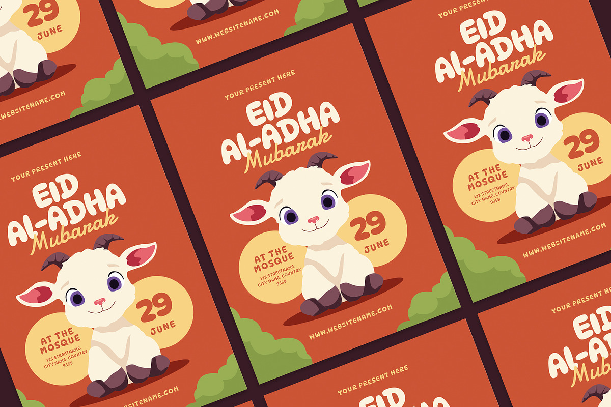 Eid Adha - Flyer preview 3