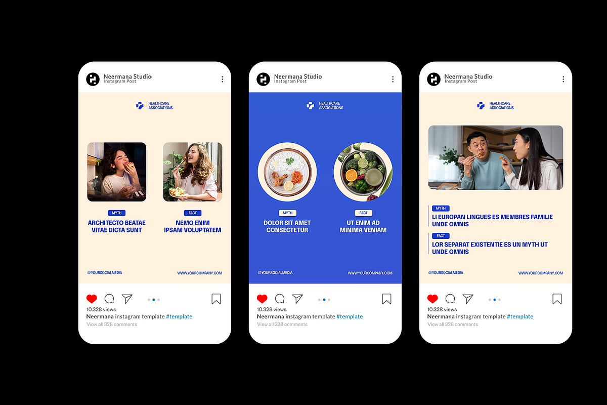 Eating Myths Instagram Carousel preview 3
