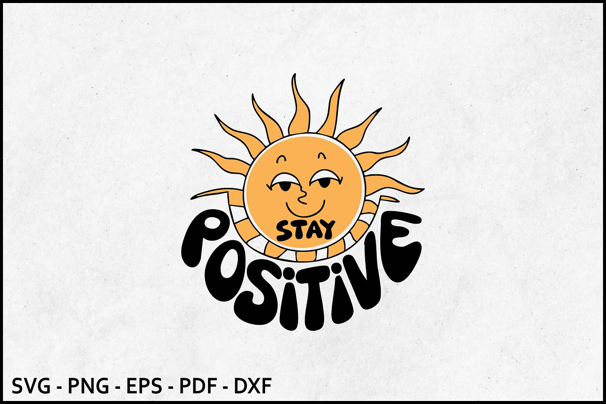 Positive Vibes SVG Bundle 10 Designs, an Object Graphic by BeeCraftR (Photo 5 of 6)