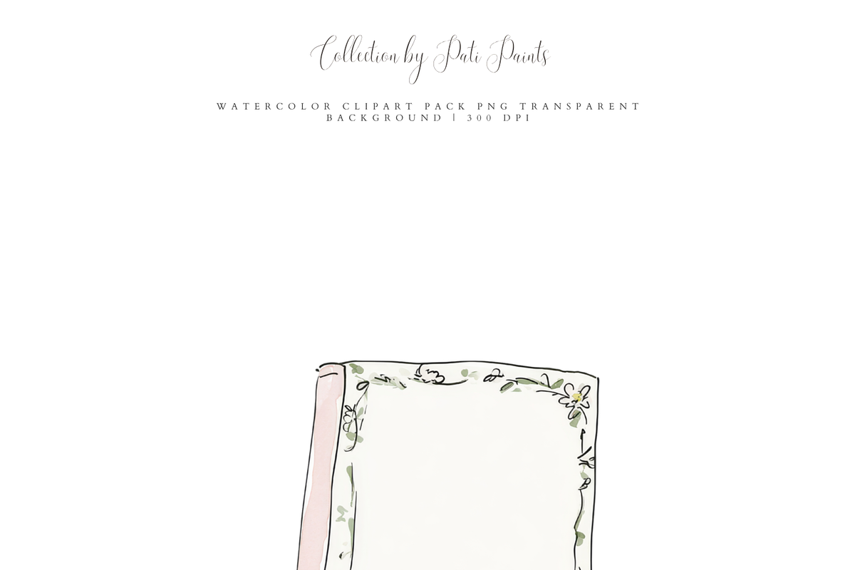 Watercolor Back To School Clipart, an Education Illustration by Pati Paints (Photo 2 of 4)