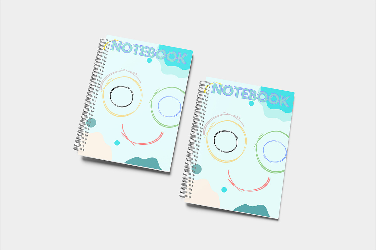 A5 Spiral Notebook Mockup, a Print Template by Beside Std (Photo 5 of 7)