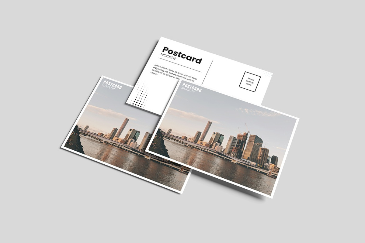 Postcard Mockup, an Advertising Mockup by GraphicWindow (Photo 4 of 6)