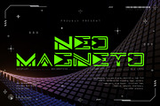 Neo Magneto, a Sans Serif Font by JamalCreativeStudio (Thumbnail 1 of 10)