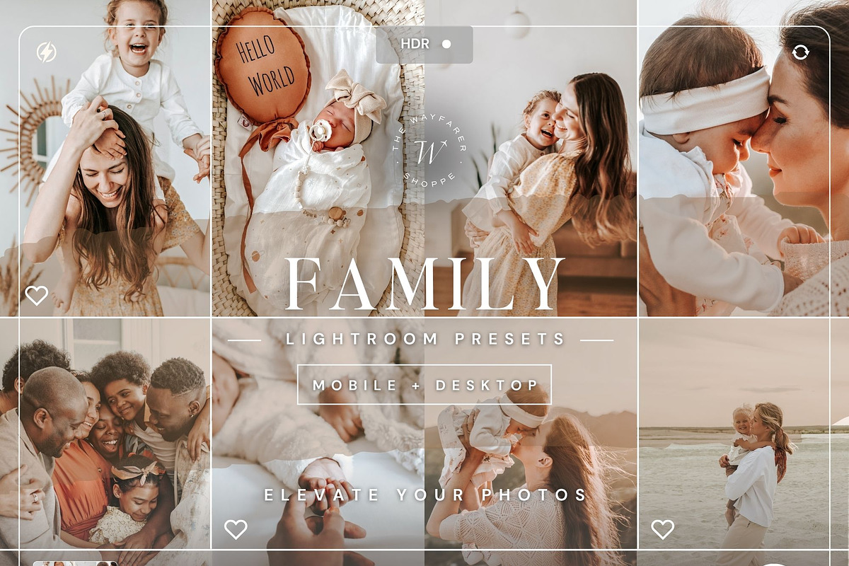 25 Warm Family Lightroom Presets, a Preset Add-On by TheWayfarerShoppe (Photo 1 of 7)