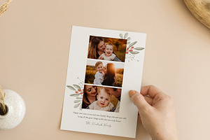 Christmas Card Template CD400