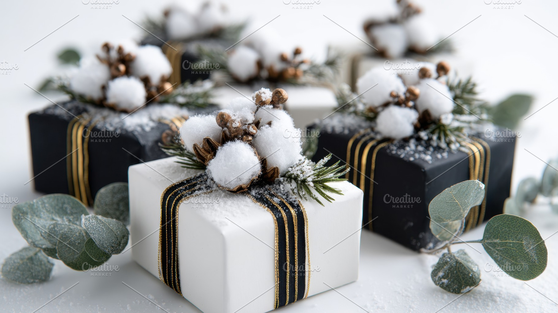 Creative winter gift wrap ideas, a Photo by Beautiful things