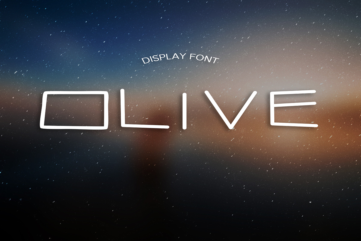 OLIVE font
