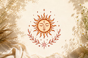 Midsummer Sun God & Goddess Symbols, a Seasonal Illustration by Christine Krahl (Thumbnail 3 of 11)