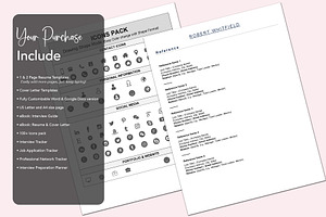 ATS Resume Template, Microsoft Word