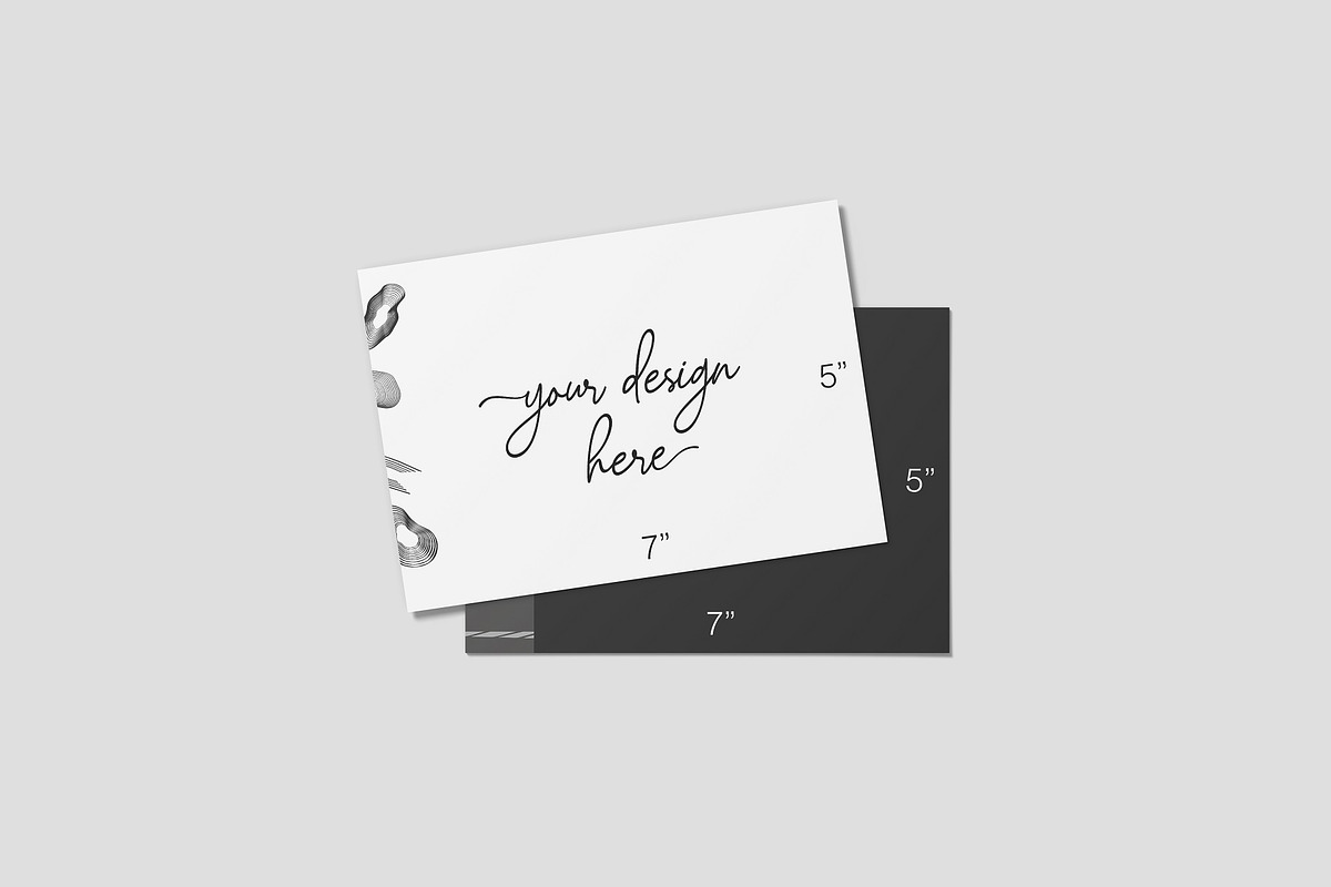 5x7 Postcard & Envelope Mockup, an Advertising Mockup by graphiccrew (Photo 11 of 15)