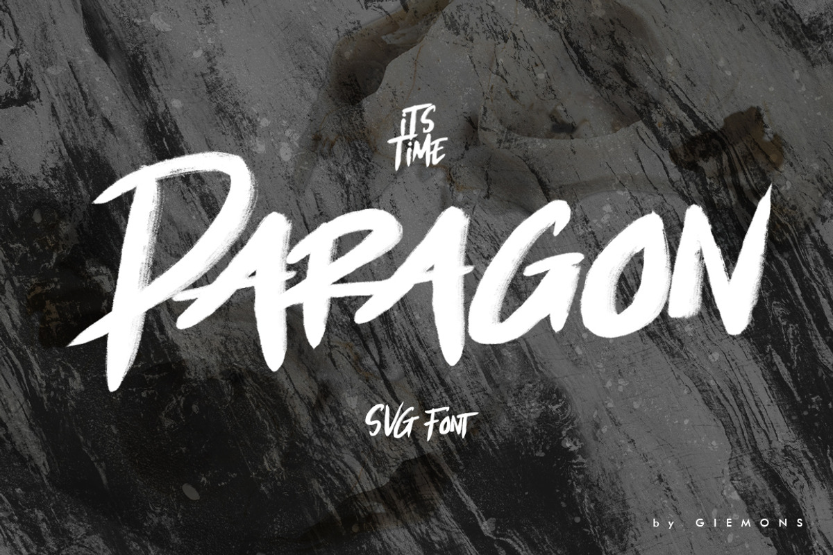 Brush Font Bundle, a Handwritten Font by giemons™ (Photo 9 of 12)