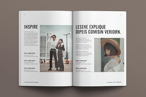 Editorial Lookbook Template