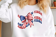 American Vibes Coquette Bow 4th July, an Illustration by Designking (Thumbnail 1 of 4)