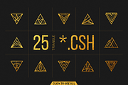 25 Linear Geometric Shapes. Part III, a Shape Add-On by le-genda (Thumbnail 2 of 4)