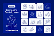 650 Learning and Creativity Icon, an Outline Icon by Prosymbols (Thumbnail 1 of 14)
