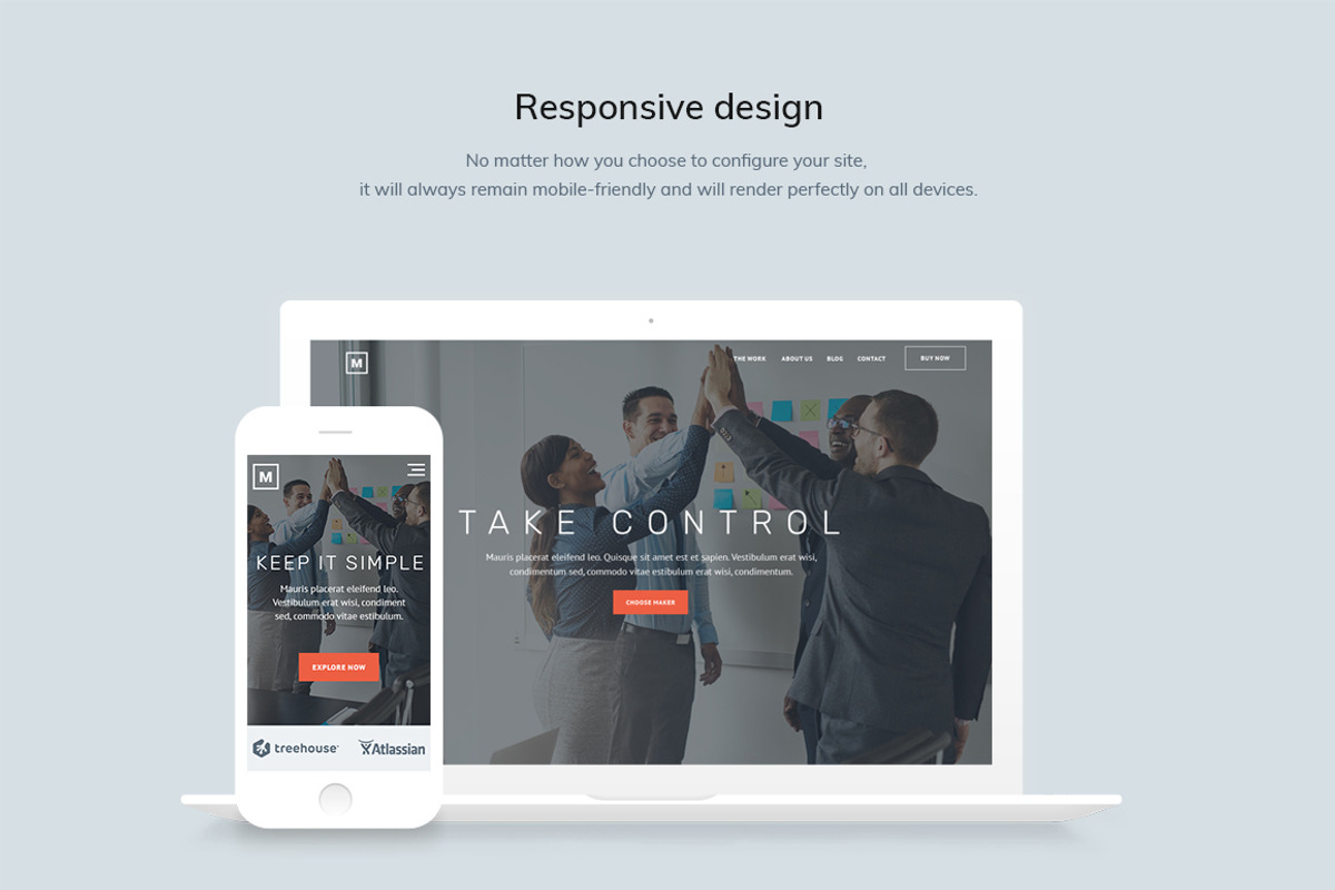 Maker - Creative Agency Template, a Websites & App Template by Dorin007 (Photo 3 of 3)