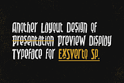 Exsverto Sp, a Font by ilhamtaro (Thumbnail 4 of 12)