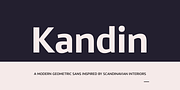 Kandin, a Sans Serif Font by Hashtag Type (Thumbnail 1 of 9)