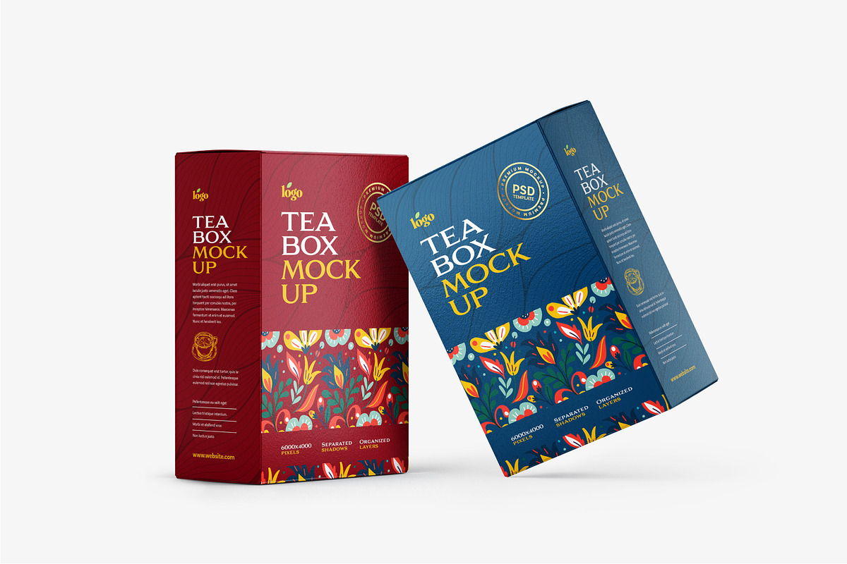 Tea Box Packaging Mockup Set, a Cups & Container Mockup by Deeplab (Photo 15 of 22)