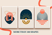 Geometric Boho Stamps Procreate, a Brush Add-On by seamless team (Thumbnail 6 of 9)